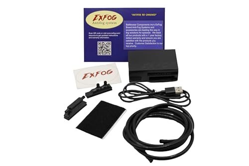 ExFog XT Tuck and Go Budget Anti Fog Kit (No Magnet Adapters) - Lightweight Anti Fog Unit for Airsoft, Paintball, Skiing Sports and Construction Goggles - Image 1