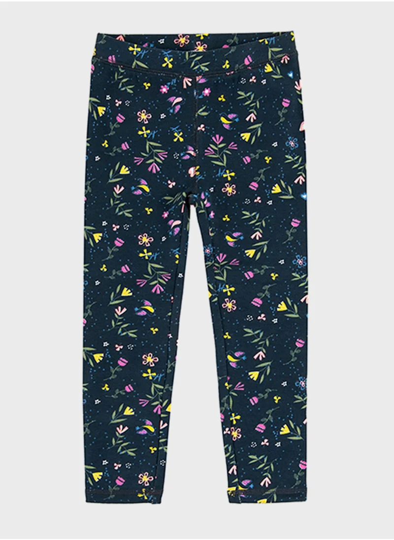 SMYK Kids Floral Printed Leggings