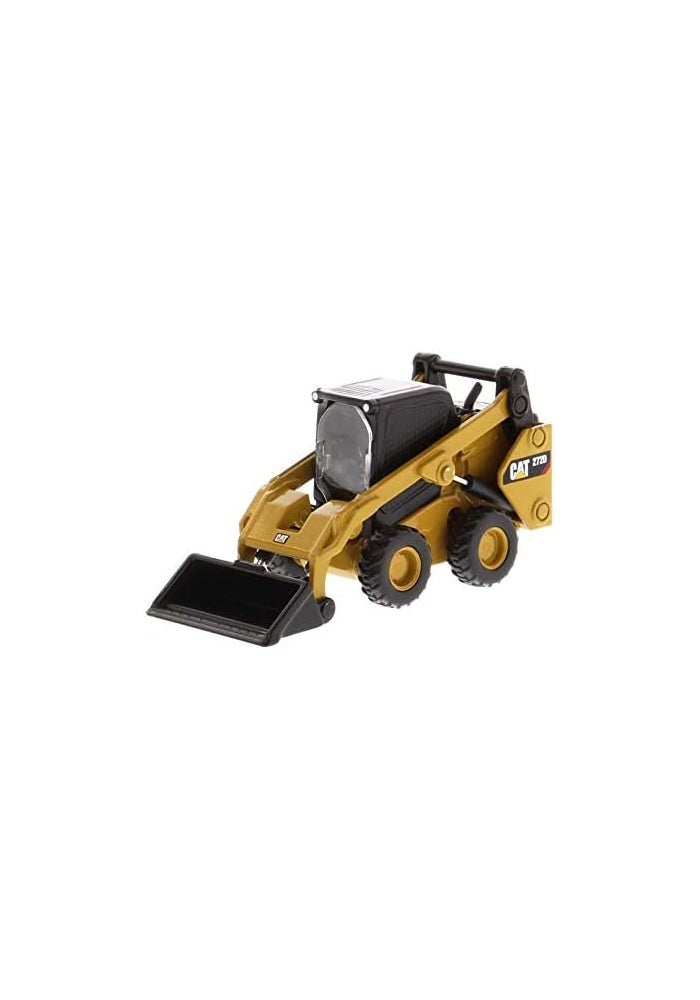 Diecast Masters Set of 2 CAT Caterpillar 272D2 Skid Steer Loader and 297D2 Multi Terrain Track Loader with Accessories - 1/64 Diecast Models - Image 2