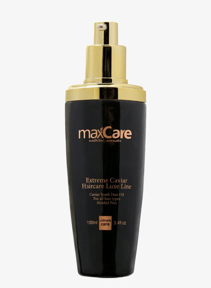Maxcare Caviar Youth Hair Oil 100ml – Deep Repair & Nourishment for Dry, Colored, or Damaged Hair - Image 2