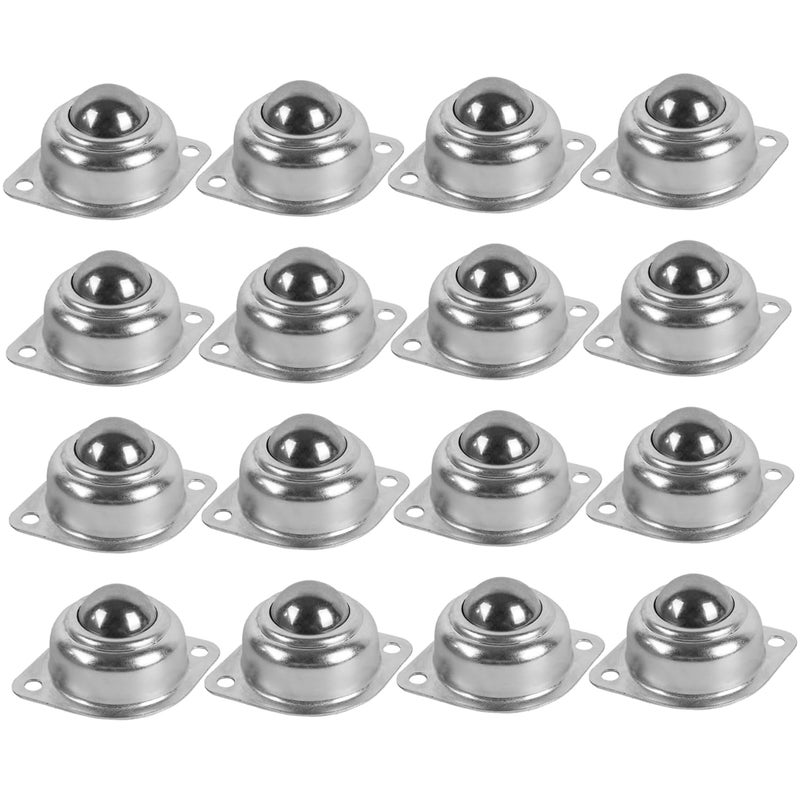 16 Pack Ball Casters with Screws for Furniture Transmission DIY Projects - Image 2