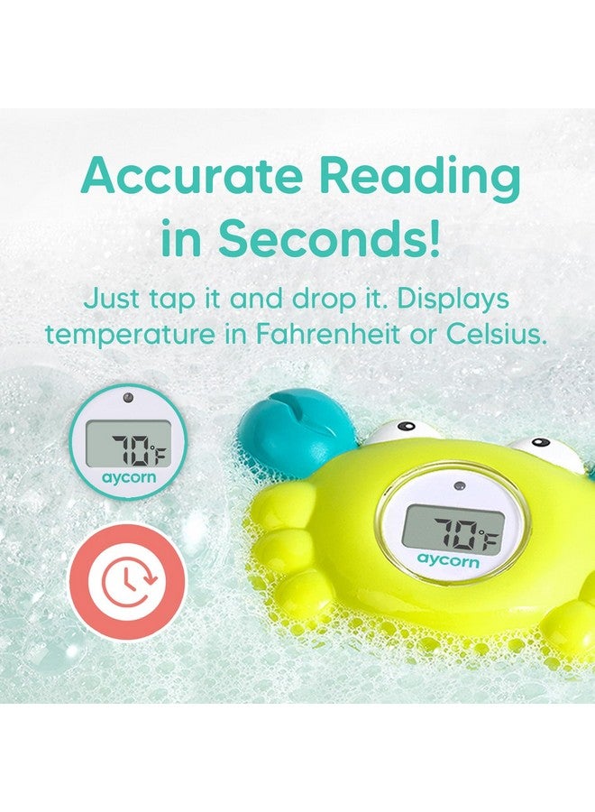 Aycorn Digital Baby Bath & Room Thermometer - Fahrenheit with LED Display & Temperature Warning - Infant Baby Bath Toys Floating Toy Thermometer - Image 5