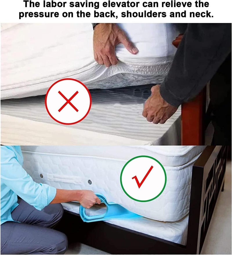 Netiva Mattress Lifter Tool (Pack of 2), Bedsheet Tucker Tool,Bedsheet Mattress Lifter Stand,Bed Lifter Helps Lift and Hold Mattress Wedge Elevator Tool,Bed Making Tool Can Tuck Sheets(38 Cm) - Image 3