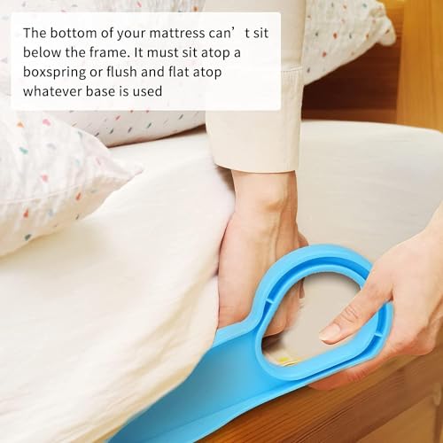 Netiva Mattress Lifter Tool (Pack of 2), Bedsheet Tucker Tool,Bedsheet Mattress Lifter Stand,Bed Lifter Helps Lift and Hold Mattress Wedge Elevator Tool,Bed Making Tool Can Tuck Sheets(38 Cm) - Image 4