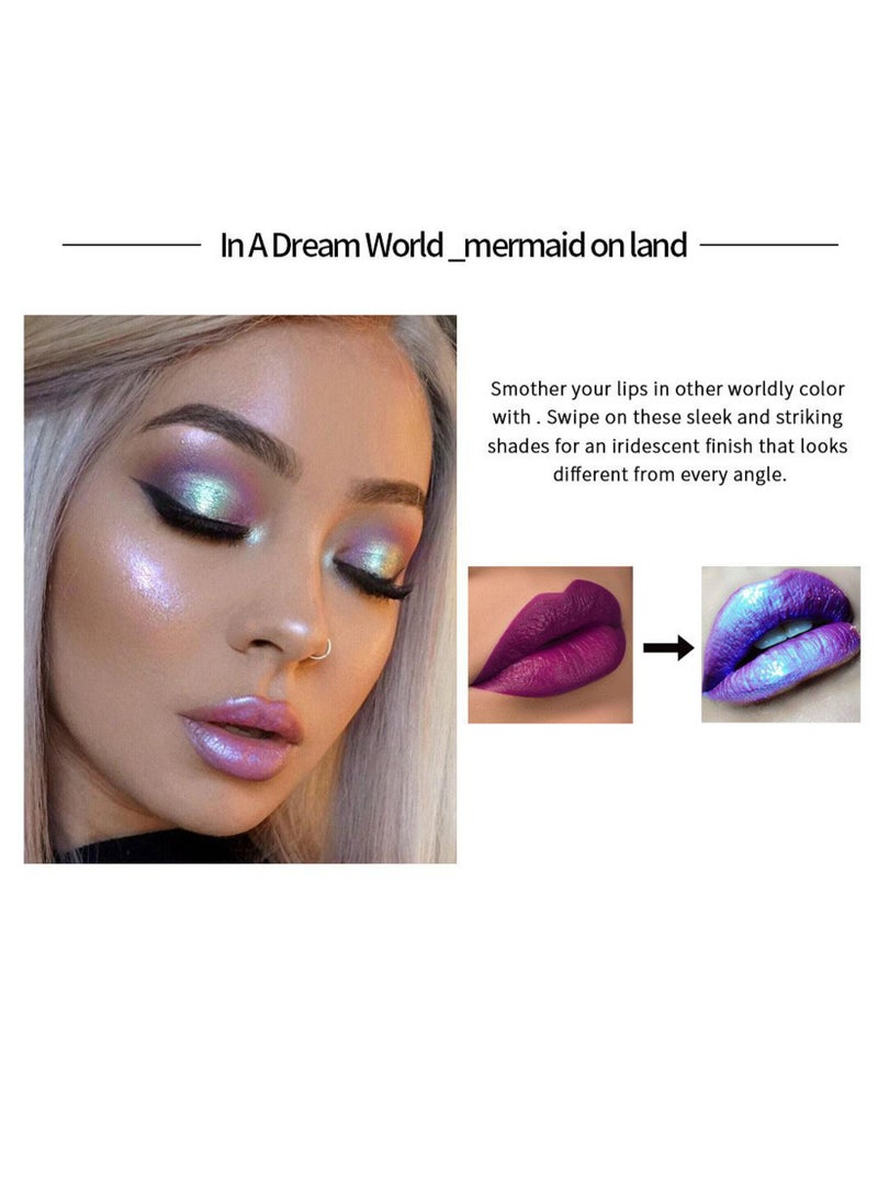 Handaiyan Lip Gloss Plumper Hyaluronic Acid High Shine Super Shine Non-Sticky Color Lips Stain Oil Liquid Lipstick Glaze Glitter Lifter Long Lasting Waterproof Moisturizing For Women Girls - Image 5