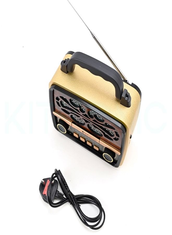 DLC Portable Radio With Bluetooth Beige/Brown DLC-32244B  - Image 5