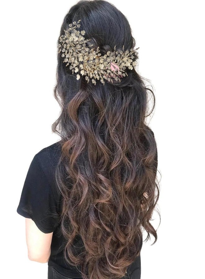 Samyak Wedding Hair Pins | Crystal & Pearl Beadded Hair Accessories For Bridal Bridesmaid Headdress Tiara Hair Accessories (SILVER) - Image 2