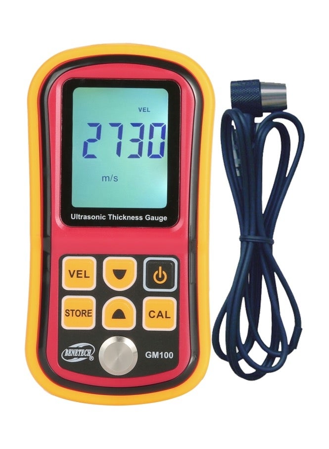 بينيتيك جهاز قياس السمك بالموجات فوق الصوتية BENETECH GM-100، جهاز اختبار السمك، مدى السرعة 1.2\~225 ملم. - Image 1