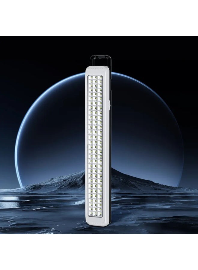 WEIDASI LED Emergency Light Rechargeable 60 SMD Tube Light with AC DC Charging Built in Lead Acid Battery Dual Brightness Pull Cord Side Switch Hanging Hook Portable Backup Lamp for Home Office Shop Camping Outdoor Power Cut garage warehouse corridor - Image 4