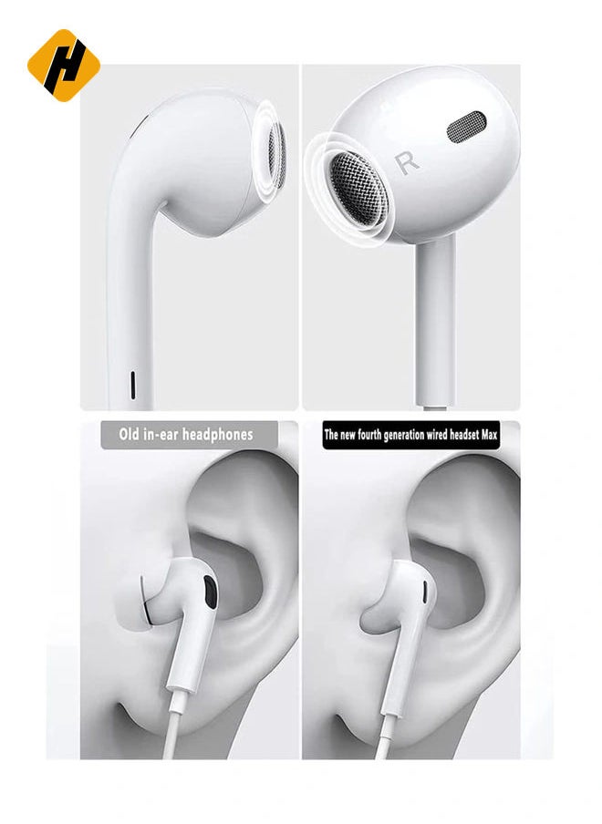 HuHa Lightning Headphone Wired for iPhone 13 [Apple MFi Certified] Built-in Microphone & Volume Control, in-Ear Stereo Headset Compatible with iPhone 13 Mini/SE/12 Pro/12Pro Max/11/X/8 7-All iOS System  - Image 3