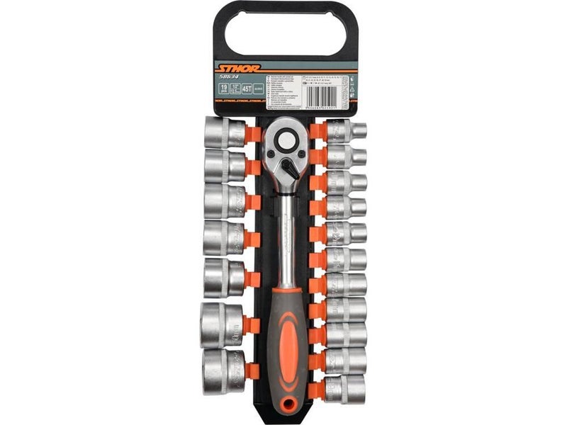Sthor 1/2" 18 piece tool set 58634 - Image 1