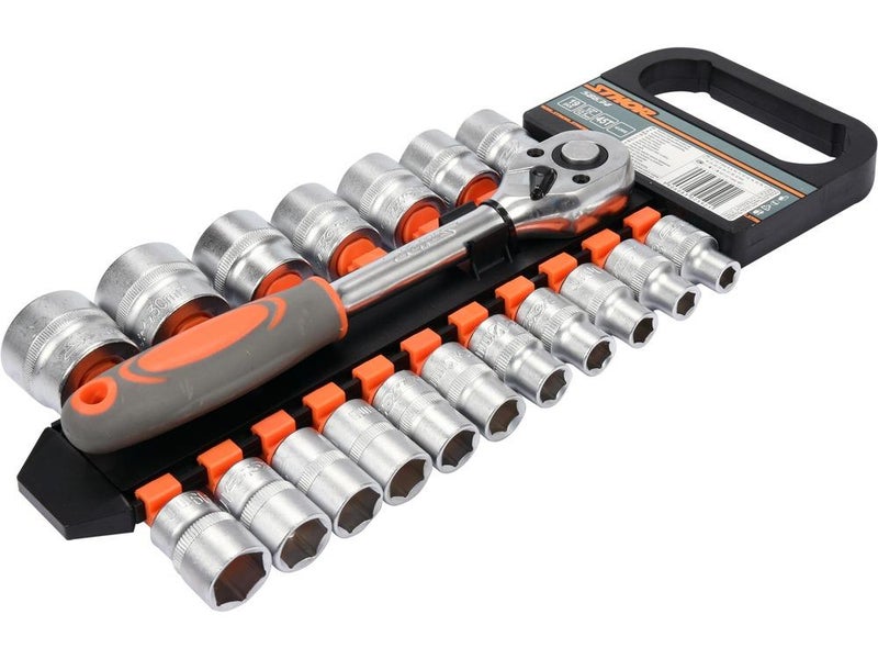 Sthor 1/2" 18 piece tool set 58634 - Image 3