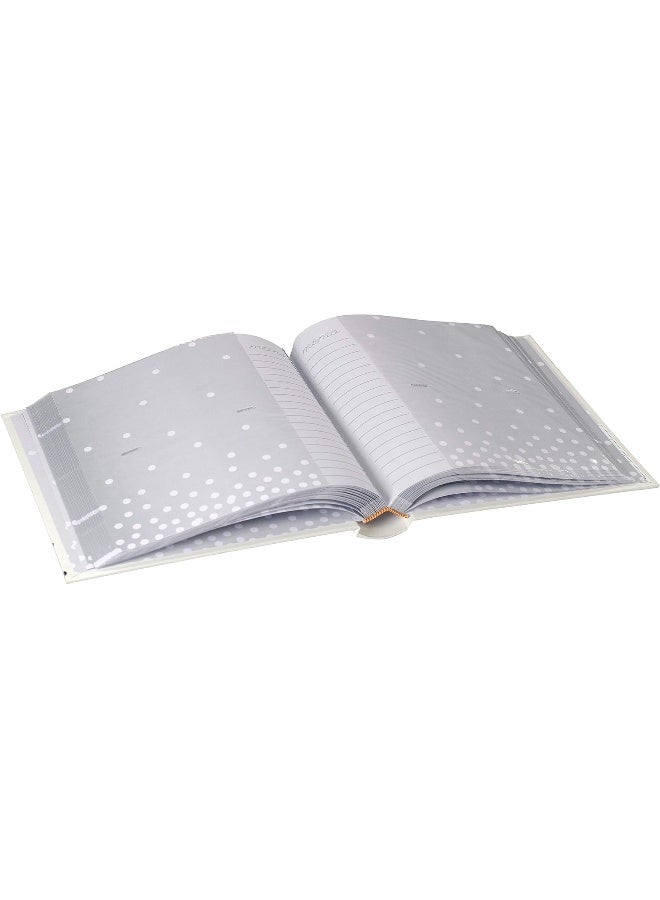Malden International Designs Sweet Baby White Photo Opening Cover Album, 160-4x6 - Image 3