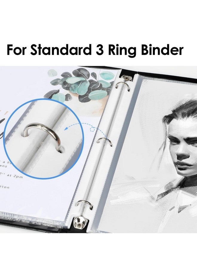 KTRIO Sheet Protectors 8.5 X 11 In Clear Page Protectors For 3 Ring Binder, Plastic Sleeves For Binders, Top Loading Paper Protector Letter Size, 120 Pack - Image 5