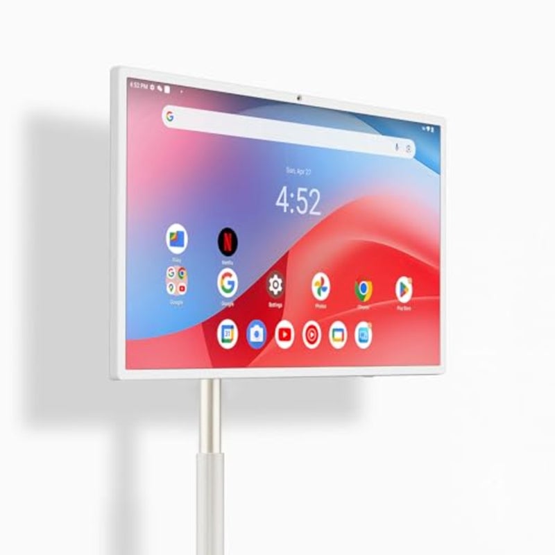 شاشة لمس محمولة 27 بوصة، 27G2W، FHD 1920P، تلفزيون ذكي محمول مع كاميرا ويب وميكروفون، مكبر صوت استريو، تصميم لاسلكي، نظام تشغيل أصلي، مشاركة الشاشة، جهاز تحكم عن بعد، 60 هرتز... - Image 3