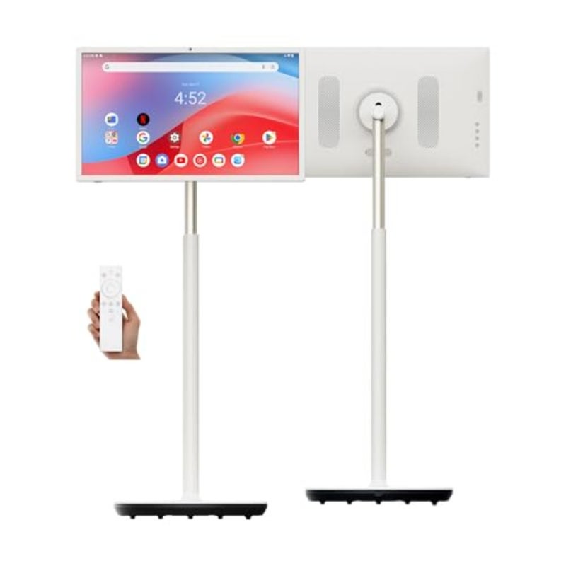 شاشة لمس محمولة 27 بوصة، 27G2W، FHD 1920P، تلفزيون ذكي محمول مع كاميرا ويب وميكروفون، مكبر صوت استريو، تصميم لاسلكي، نظام تشغيل أصلي، مشاركة الشاشة، جهاز تحكم عن بعد، 60 هرتز... - Image 1