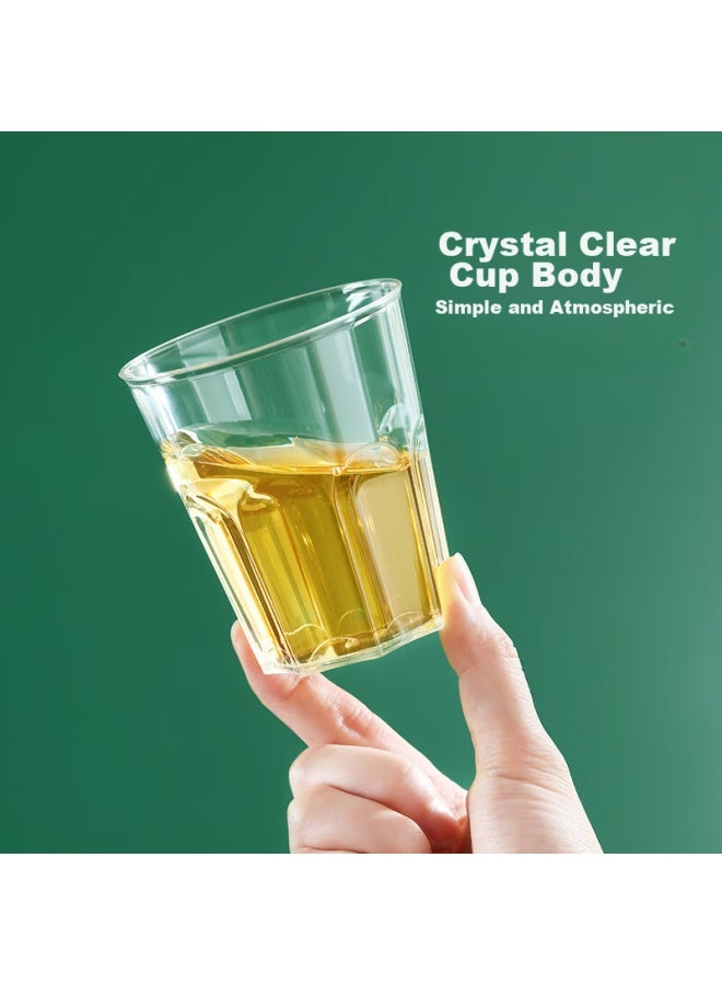 Maryya Disposable Cups Air Cup 240ml*50 Space Cups Food Grade Thickened Plastic Tea Beverage Cups - Image 5