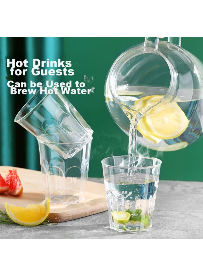 Maryya Disposable Cups Air Cup 240ml*50 Space Cups Food Grade Thickened Plastic Tea Beverage Cups - Image 3