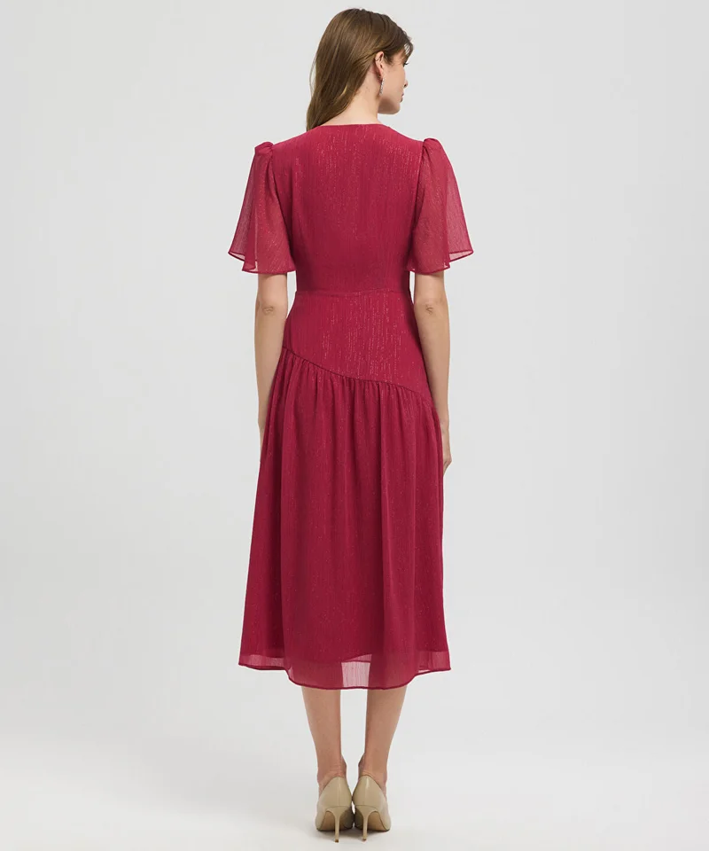 Ipekyol  Gathered Wrap Front Dress for Women | Best Price UAE