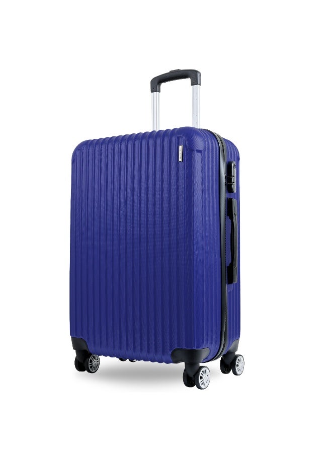 Reflection ABS Carry On Suitcase Airline Approved, Lightweight 28 Inch  Luggage- 360° Silent Wheels, ABS Hard Luggage Trolley, Spinner Wheels, Travel Luggage  (28-Inch , D.Blue) - Image 1