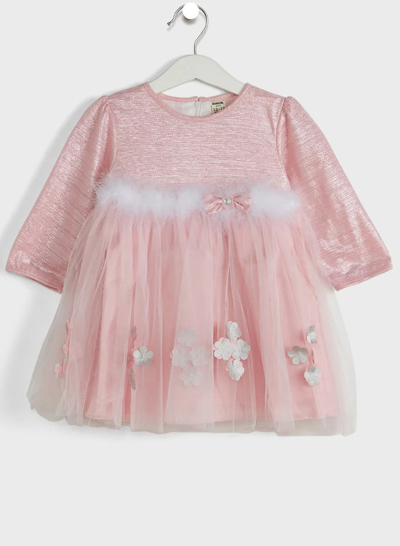 Basicxx Infant Mesh & Lining Dress