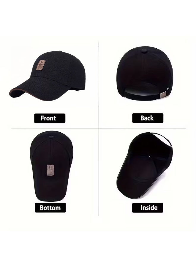 EDIKO 1 Unisex Cycling Hat,Baseball Cap, Golf Cap，Y2K Style ,Simple Business Baseball Cap for All Seasons, Unisex Outdoor Sun Hat, Casual Sun Hat - Image 4