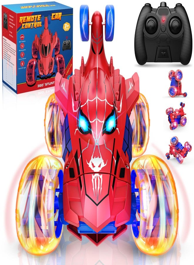 Toyze سيارة تحكم عن بعد، ألعاب سيارات للأولاد من عمر 4 إلى 12 سنة، سيارة حركات بهلوانية رائعة قابلة لإعادة الشحن مع دوران 360 درجة، دفع رباعي، عجلات، أضواء، ألعاب خارجية ممتعة للأطفال، هدايا أعياد ميلاد، عيد الميلاد، من عمر 4 إلى 12 سنة - Image 1
