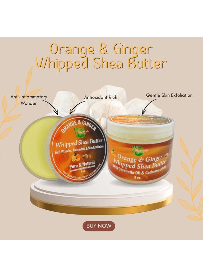 Mine Botanicals زبدة الشيا المخفوقة بالبرتقال والزنجبيل - Image 2