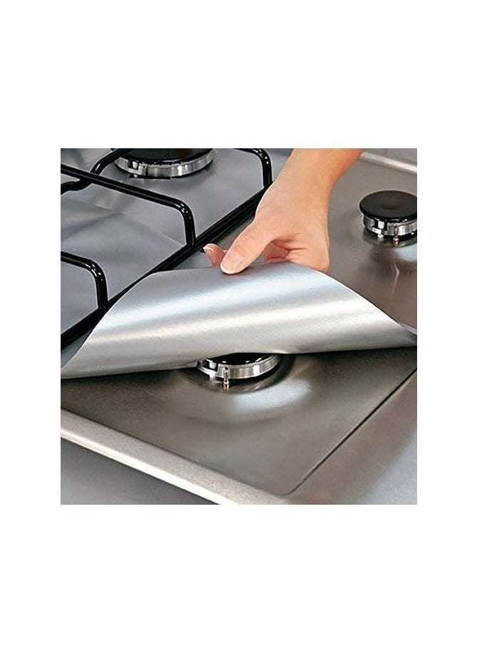 Generic - Stove Burners Non Stick Disposable Foil Covers To Keep It Clean Set Of 40 Pieces - Image 1