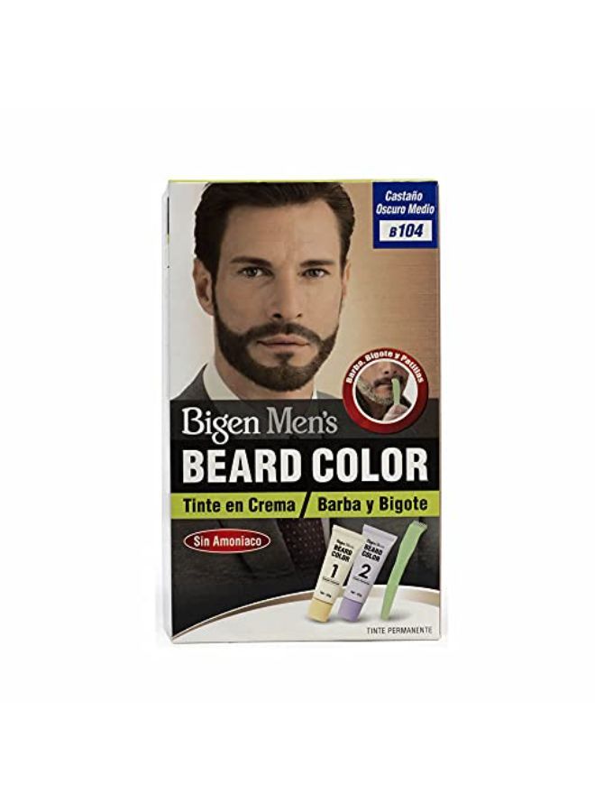 Bigen Bigen Men'S Beard Color Natural Brown 20Gm+20Gm -B104, 40Gm - Image 1