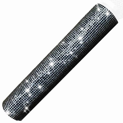 RhymKawa RK Black Mic Handle Body Cover for Universal Wireless Microphone and SLX2, BLX2 - SM58, BETA58, BETA87, BETA83, PG58, Unique Cordless Handheld Sleeve Shining on Tours Live TV Shows - Image 1