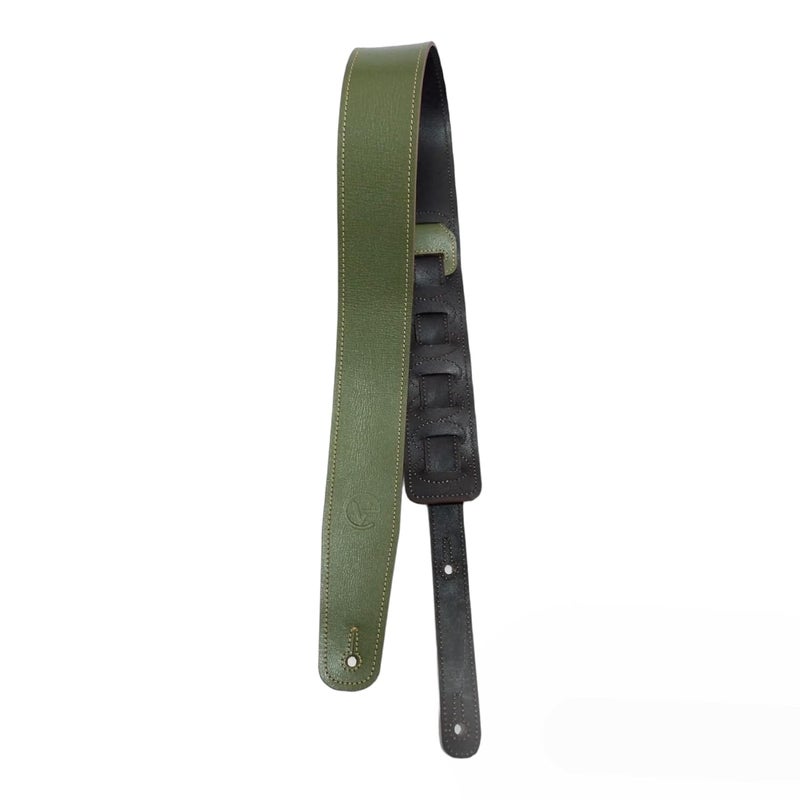 Ve CREATION 2.5-Inch Wide Leather Guitar Strap for Bass, Electric, Acoustic, & Heavy Guitars | Adjustable from 42-56 Inches | (VEG-0037 - Image 4