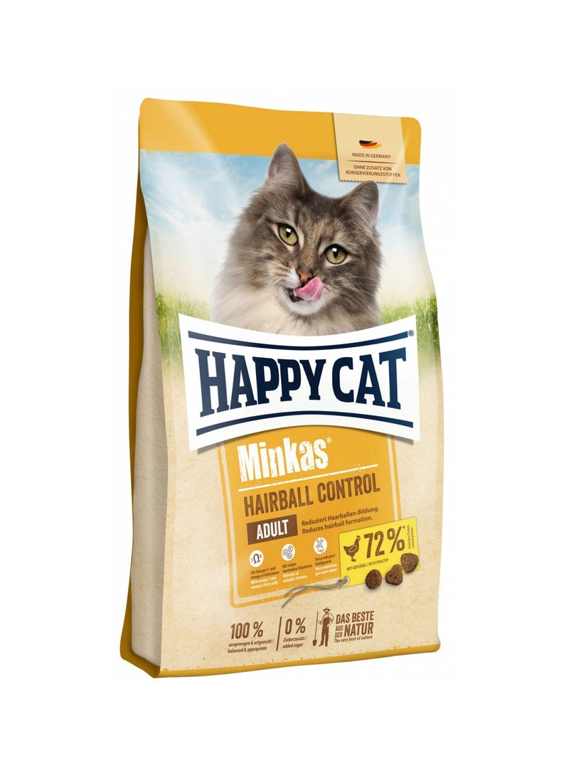 Happy Cat Minkas Hairball Control Dry Cat Food 500gm