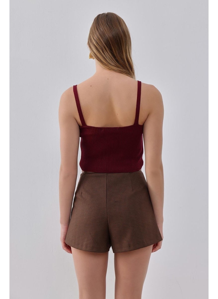 Burgundy Strappy V Neck Knitted Undershirt - pzsku/ZFE8FB66708A8888FF00AZ/45/_/1731413586/cf4f3a95-34b5-4439-a772-28ae730a8926