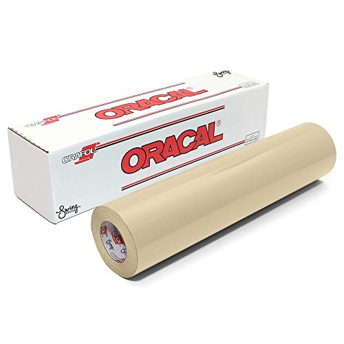 Oracal 651 Glossy Permanent Vinyl 12 Inch x 6 Feet - Beige - Image 5