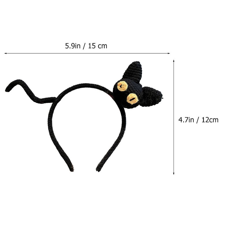 2pcs Knitting Cat Hairband Headband Hair Accessory for Women Teens Girls Kids - Image 2
