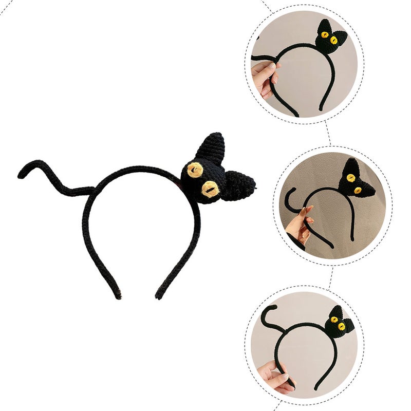 2pcs Knitting Cat Hairband Headband Hair Accessory for Women Teens Girls Kids - Image 5