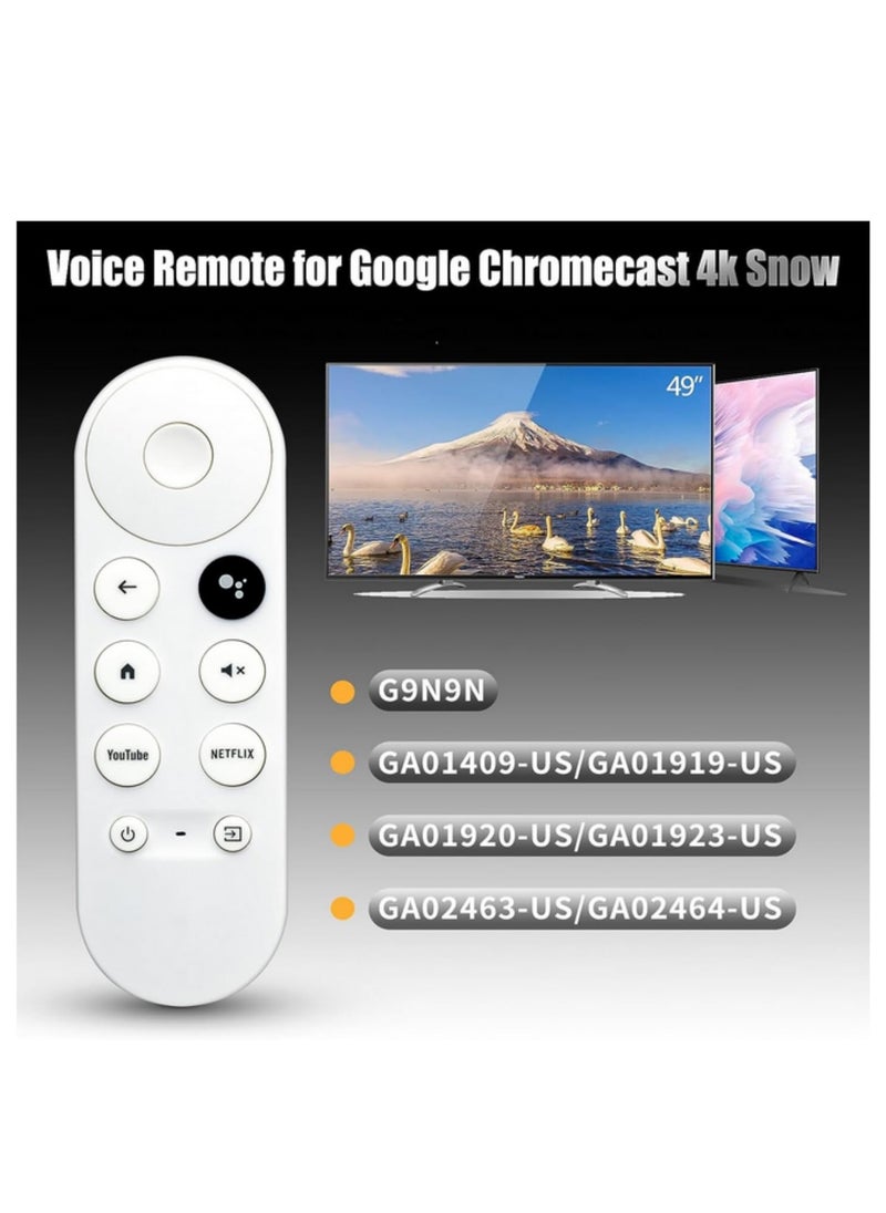 Generic New Replacement For Chromecast With Google TV Voice Bluetooth IR G9N9N Remote Control  - Image 4