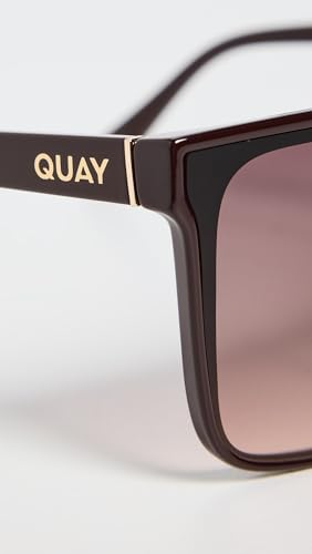 QUAY - Sunglasses for Men & Women, Oversized Shield Lenses with UV Protection (Nightfall Medium, Espresso/Brown Fawn) - Image 3