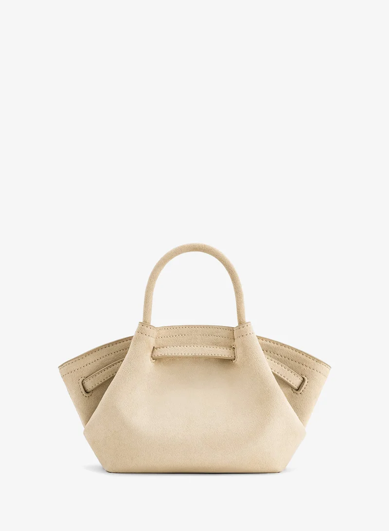 JW PEI off white Hana Mini Faux Suede Tote Bag for Women | Best Price UAE