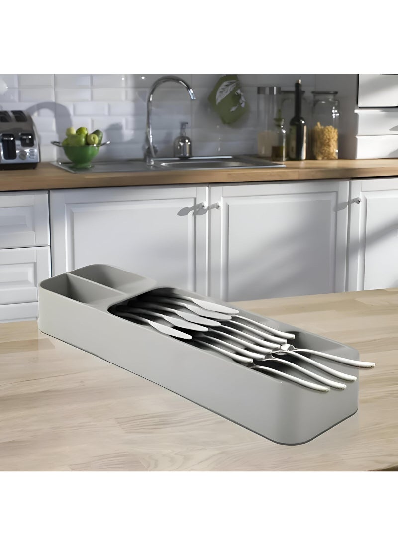 Generic - Kitchen Drawer Divider - Perfect Utensil Organizer For Small Spaces, Keeping Spoons, Forks, And Knives Neatly Arranged And Easily Accessible - Image 1