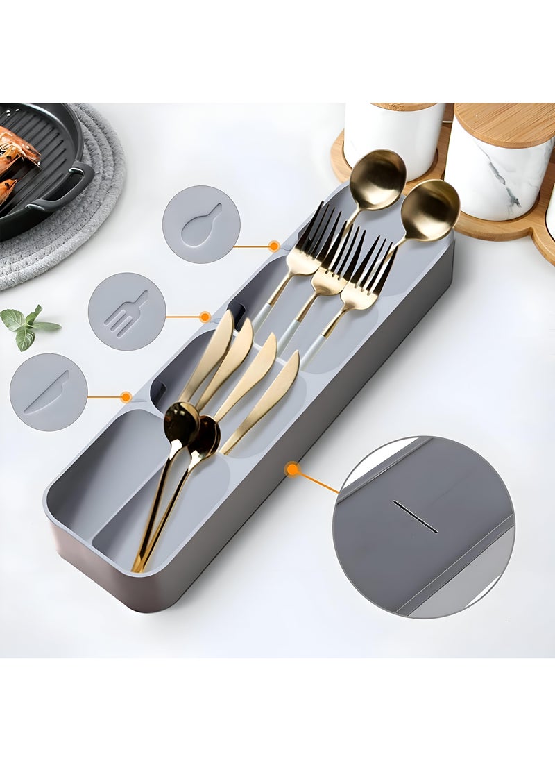 Generic - Kitchen Drawer Divider - Perfect Utensil Organizer For Small Spaces, Keeping Spoons, Forks, And Knives Neatly Arranged And Easily Accessible - Image 1