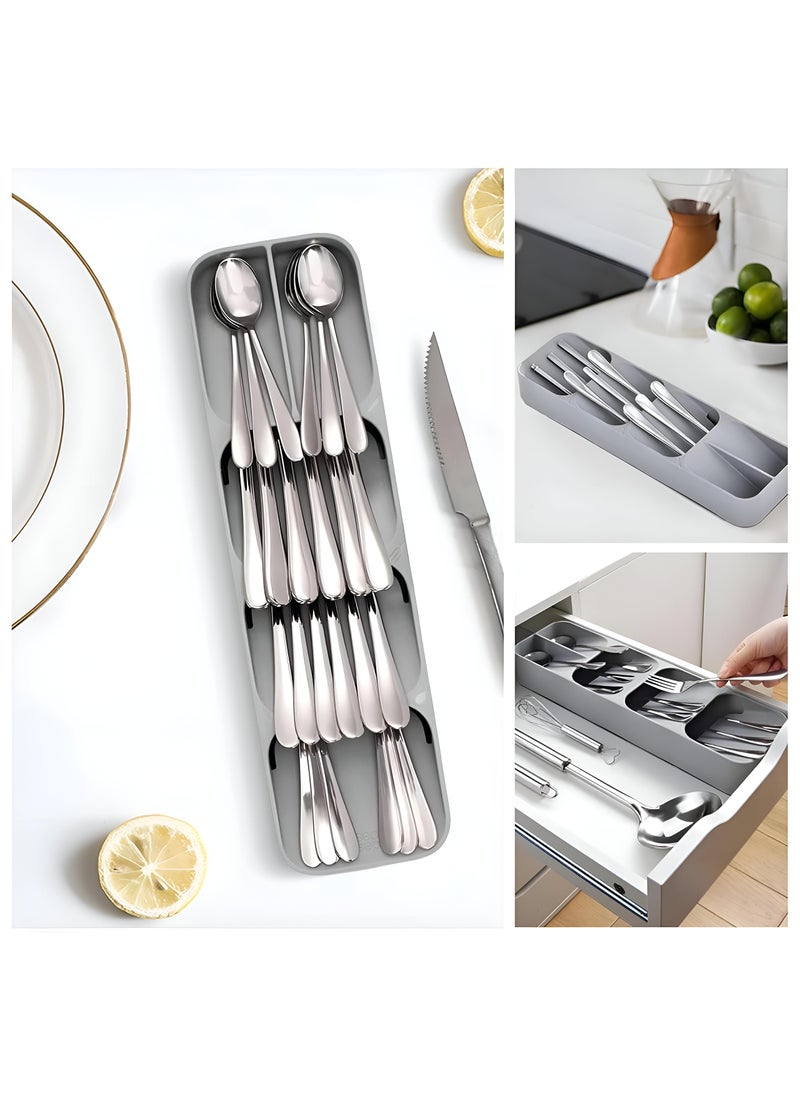 Generic - Kitchen Drawer Divider - Perfect Utensil Organizer For Small Spaces, Keeping Spoons, Forks, And Knives Neatly Arranged And Easily Accessible - Image 1