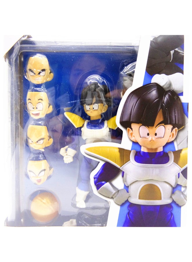 SHF Movable Resurrection Wukong Free Meaning Super Saiyan Tranks Bidaclin Sun Wufan Hand Office-Color:Tranks - Image 5