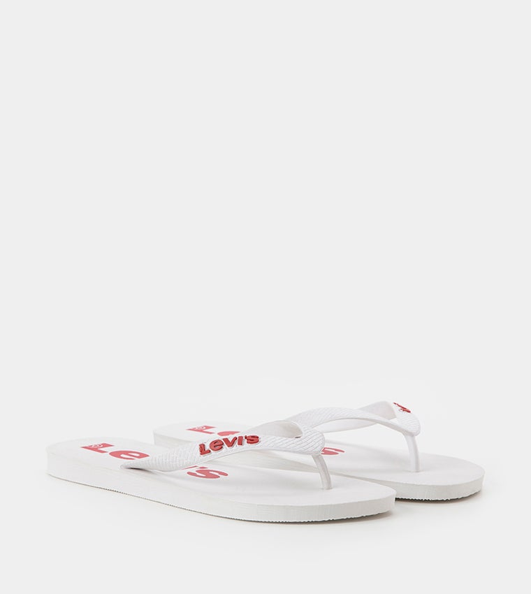 Levi's Men's Logo Detail Thong Slippers - Image 3
