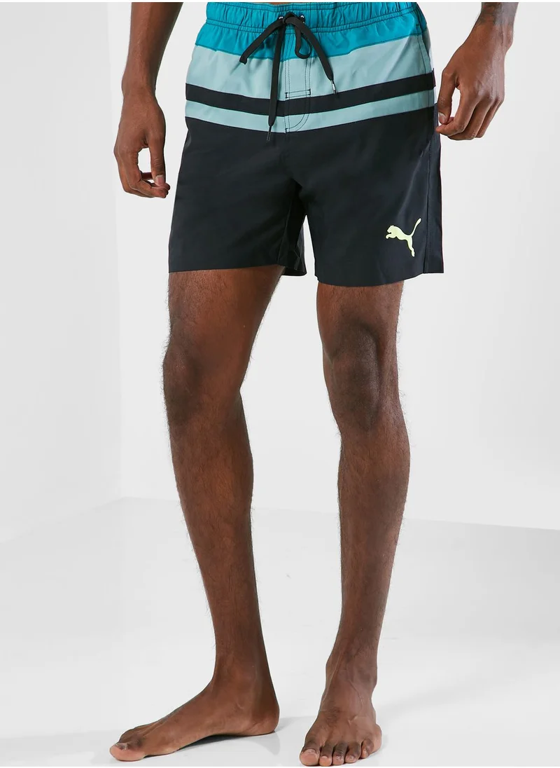 PUMA Logo Heritage Swim Shorts