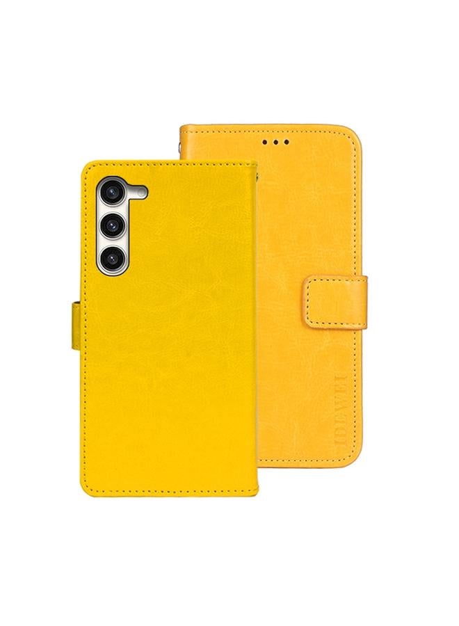 Case For Samsung Galaxy S24+ 5G Crazy Horse Texture Leather Phone Case