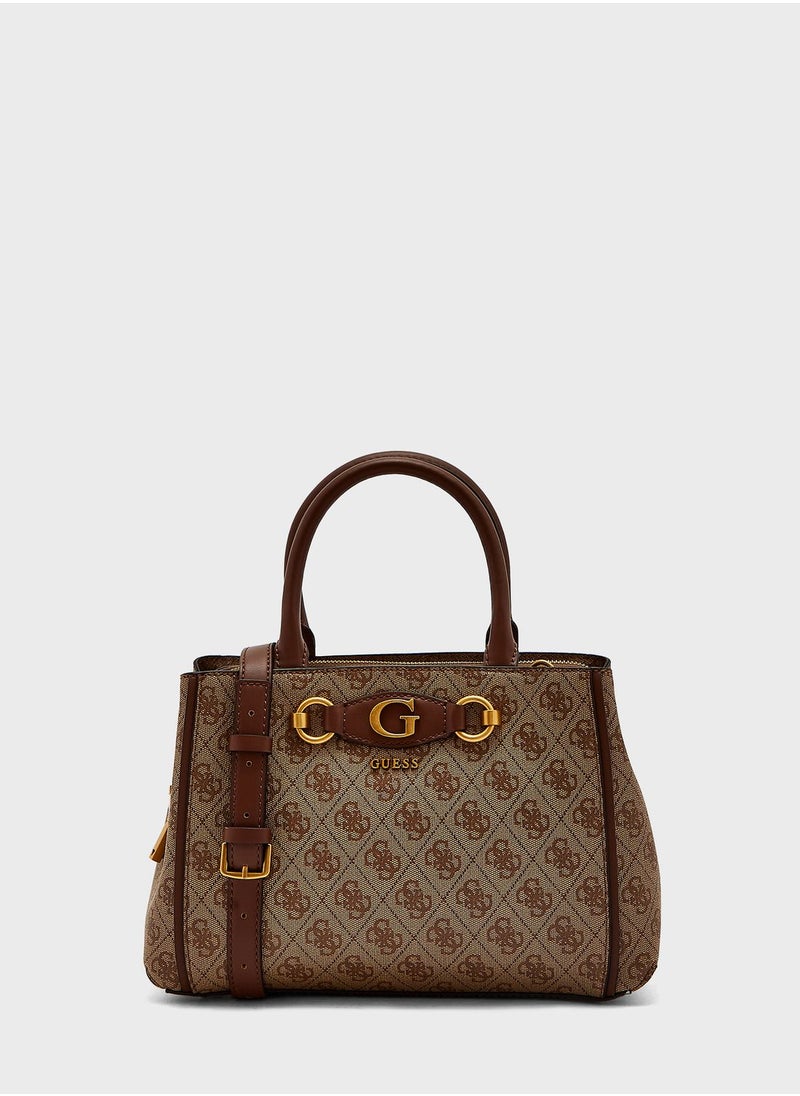 GUESS - Izzy Small Girlfriend Satchel - Image 1