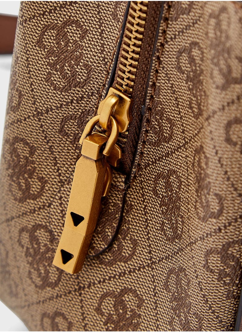 GUESS - Izzy Small Girlfriend Satchel - Image 1
