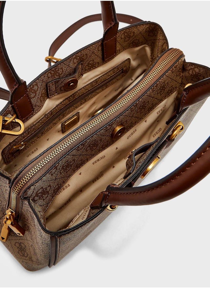 GUESS - Izzy Small Girlfriend Satchel - Image 1